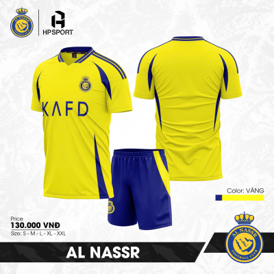 Áo CLB AL Nassr vàng 2024-2025