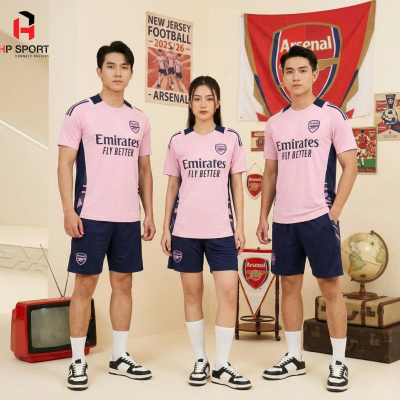 Áo CLB Arsenal hồng 2025-2026