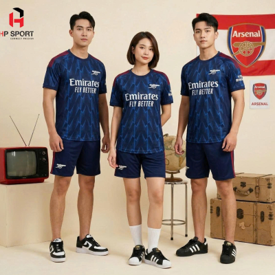Áo CLB Arsenal xanh dương 2025-2026
