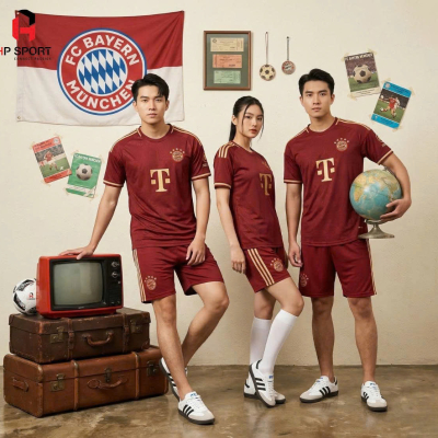 Áo CLB Bayern Munich đỏ đô 2025-2026