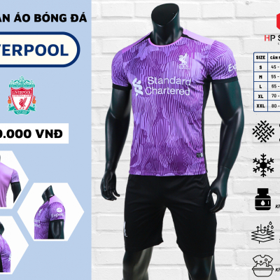 Áo đấu CLB Liverpool Tím Đen