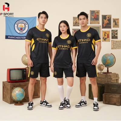 Áo CLB Man City sân khách đen 2026