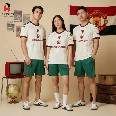 Áo CLB Man United sân khách trắng xanh 2026