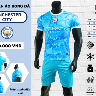 Áo CLB Man City 2023 xanh biển