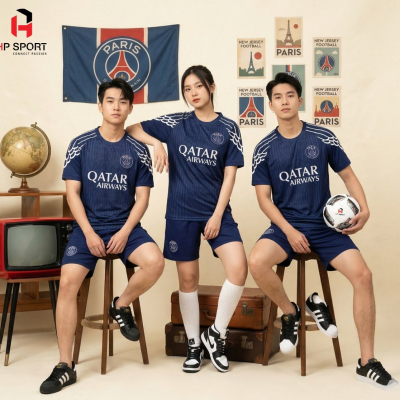 Áo CLB PSG xanh dương 2026