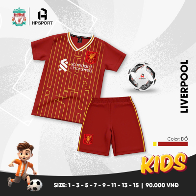 Áo trẻ em CLB Liverpool