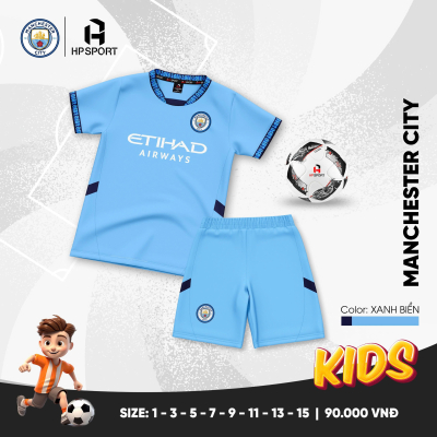 Áo trẻ em CLB Man City 2024