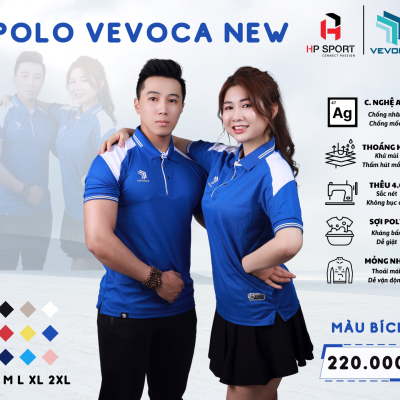 Áo thun Polo Vevoca New Xanh Bích