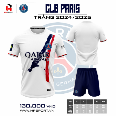 Áo CLB PSG 2024 trắng