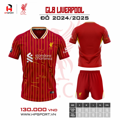 Áo CLB Liverpool sân nhà 2024-2025